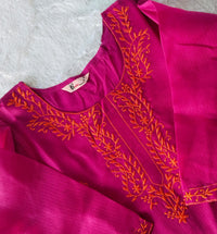 Bahe Kurtiz Pure kota doriya embroidary kurta and pant with dupatta set