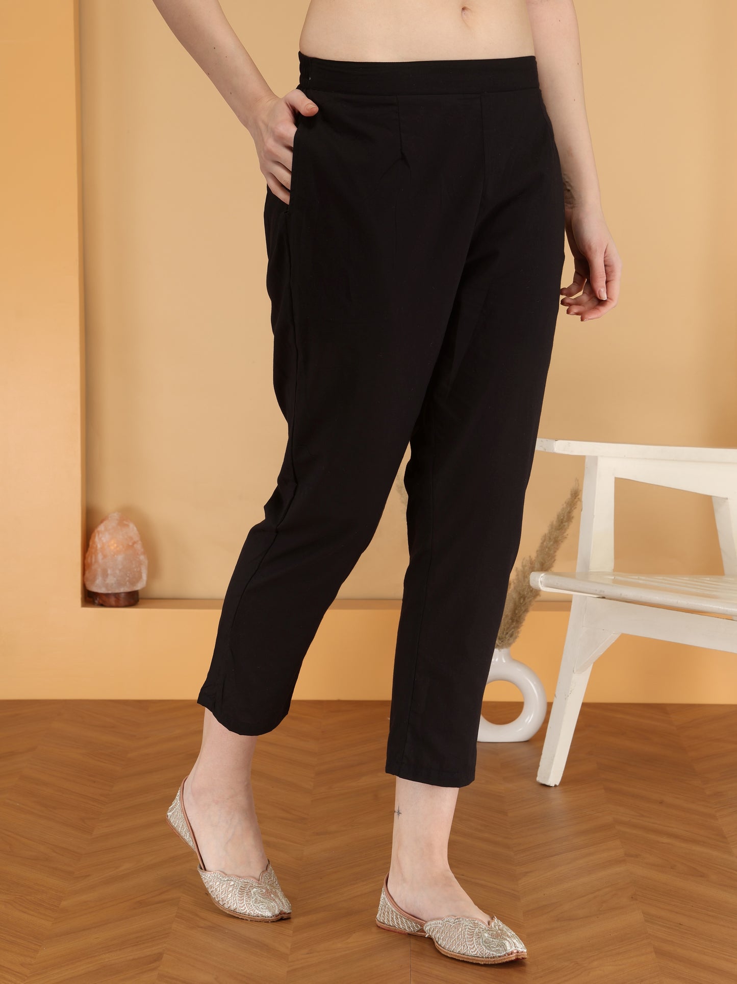 Bahe Kurtiz Black Georgette embroidary Anarkali Kurta and pant with Dupatta set