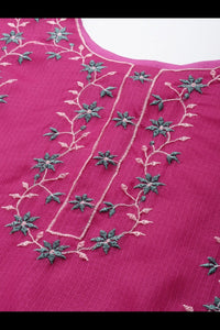 Bahe Kurtiz Pink Pure Kota Doriya Kurta Pant Dupatta Set for Women